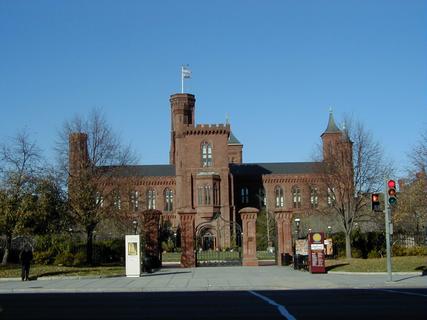 Smithsonian Castle<br>Location: <a href="https://www.google.com/maps/search/?api=1&query=38.88746,-77.02599" target="_new">National Mall</a>